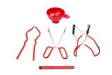 Canning Specialty Set, 5-pc, Plastic, Red