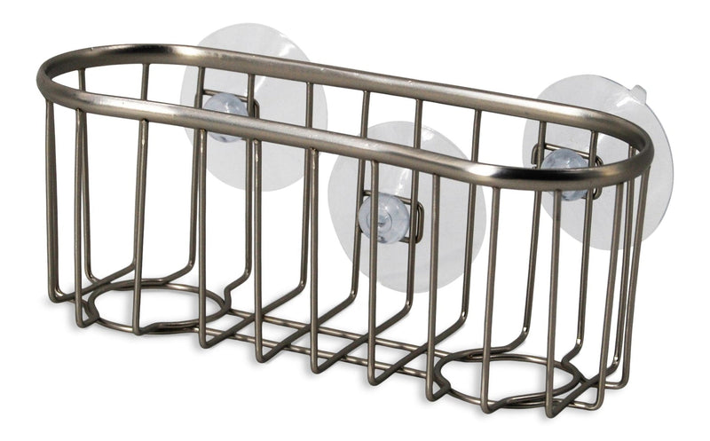 Chrome Sponge & Dishwand Holder / Caddy O7228