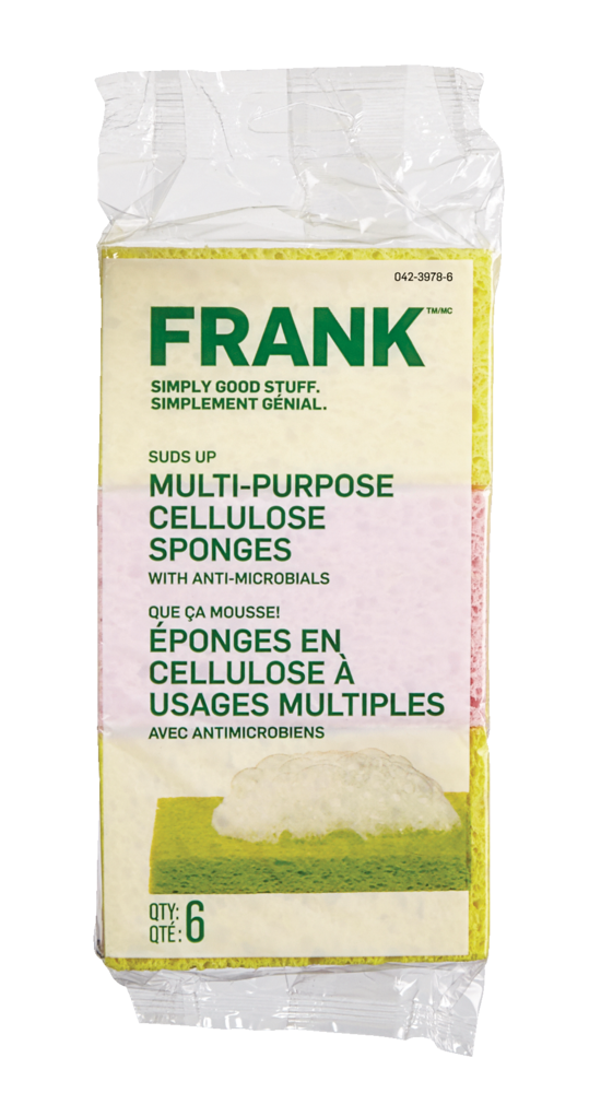 Multi-Purpose Cellulose Sponge, 6-pk D3550