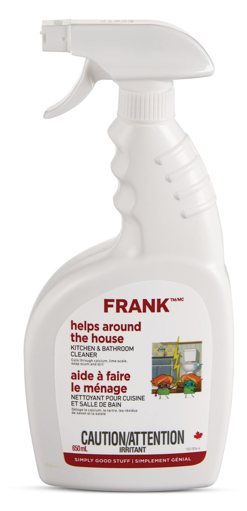 Multi-Surface Kitchen & Bathroom Cleaner, 650-mL D7176
