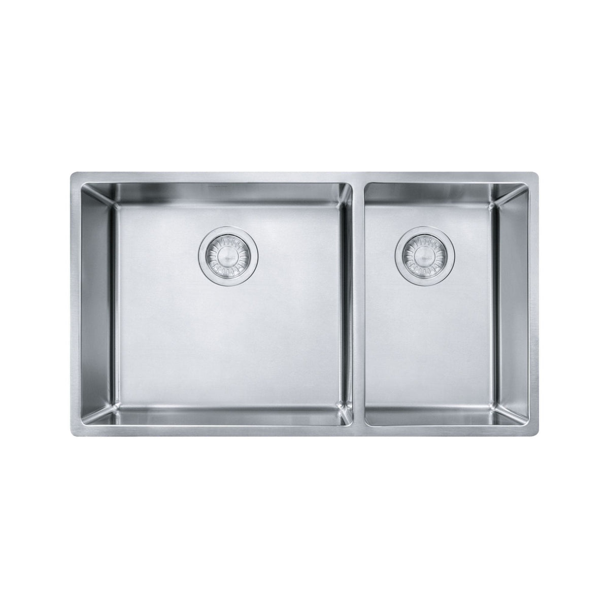 18-Gauge Stainless Steel Double Sink, 31x18-in