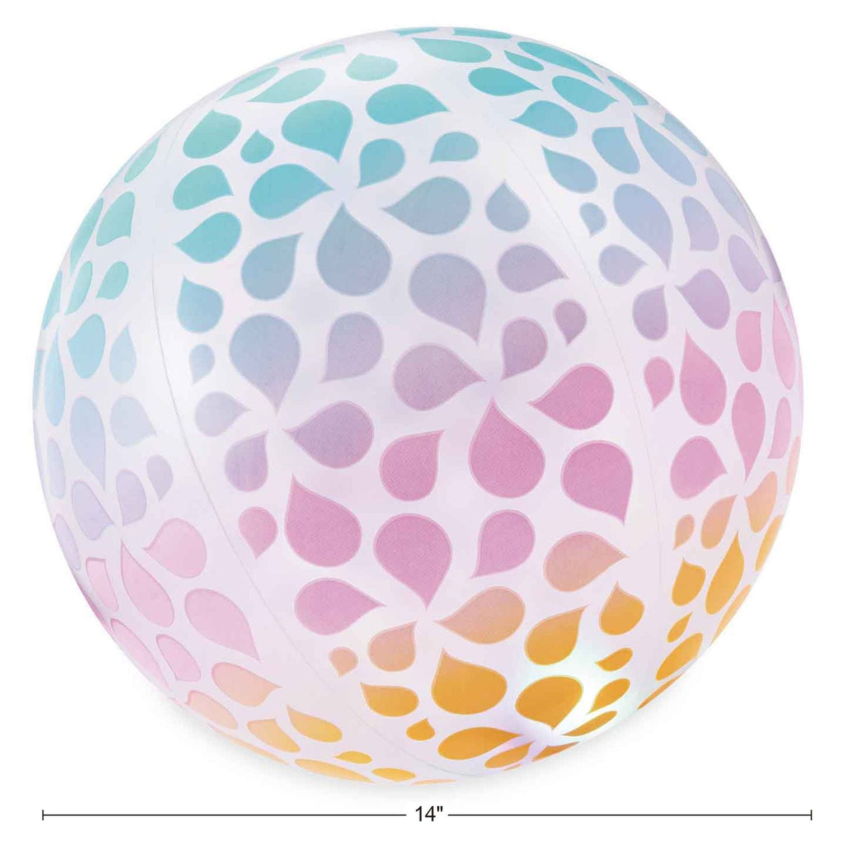 Fun Glow Beach Ball, LED Lights, Ages 9+