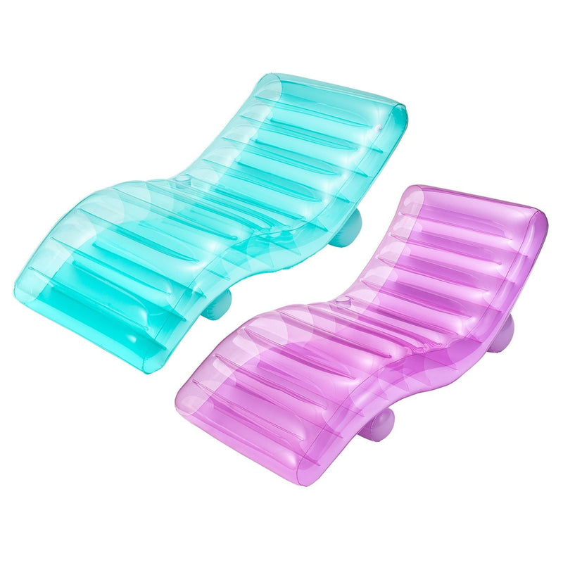 FunChaiser Pool Lounger, 2-in-1 Valve, Ages 14+ S5065