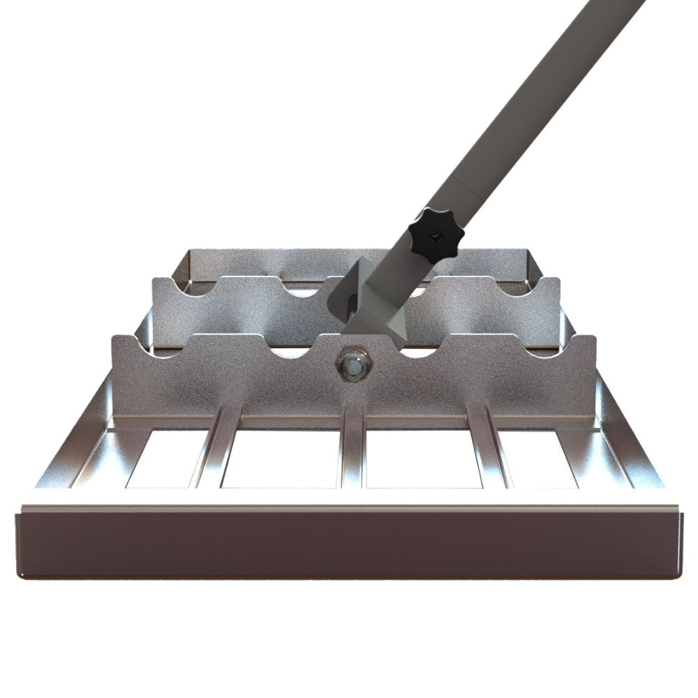 Heavy Duty Long Handle Lawn Levelling Rake for Yard/Garden