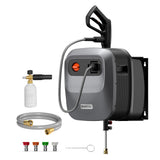Grandfalls G20 Wall Mounted 1900 PSI 2.2 GPM Brushless Electric Pressure Washer with 65-ft Retractable Hard Hose