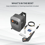 Grandfalls G20 Wall Mounted 1900 PSI 2.2 GPM Brushless Electric Pressure Washer with 65-ft Retractable Hard Hose