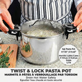 Stainless Steel 5QT Pasta Pot