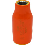 1/2-in Drive Standard Length Socket, Assorted Sizes, Metric, 12 Point, 1000V Insulated