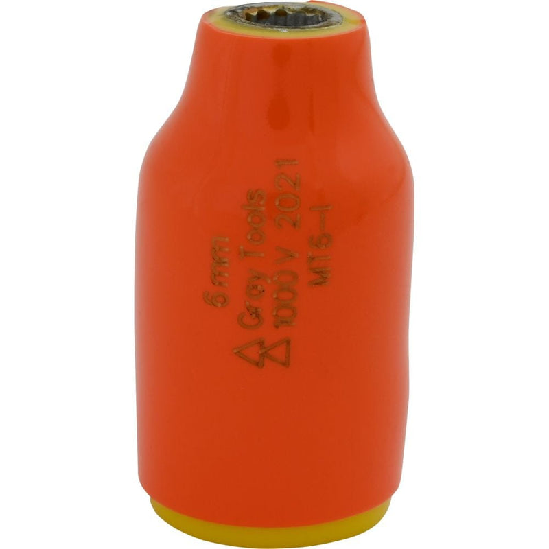 3/8-in Drive Standard Length Socket, Assorted Sizes, 12 Point, 1000V Insulated A6399