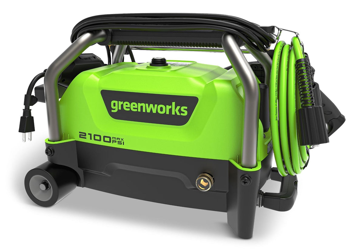2100PSI 1.2GPM Corded Cold Water Wheeled Electric Pressure Washer with 13Amp Universal Motor
