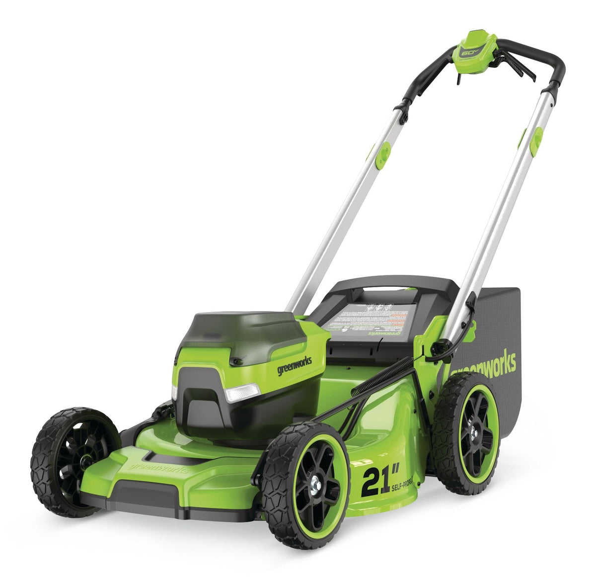 60V 21-in Self-Propelled Lawn Mower with 5.0 Ah Battery & 3A Charger