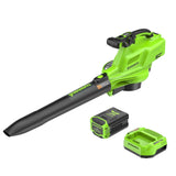 60V 520 CFM/240 MPH Blower Vacuum with 4Ah Battery