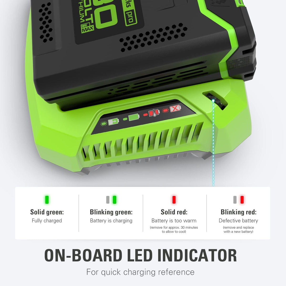 PRO 80V 2Ah Lithium-Ion Battery Charger for CT#: 060-1706