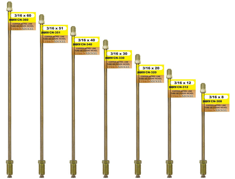 CN330 Copper Nickel Brake Line, Standard, 30 x 3/16-in Please make sure this part fits your need E1249