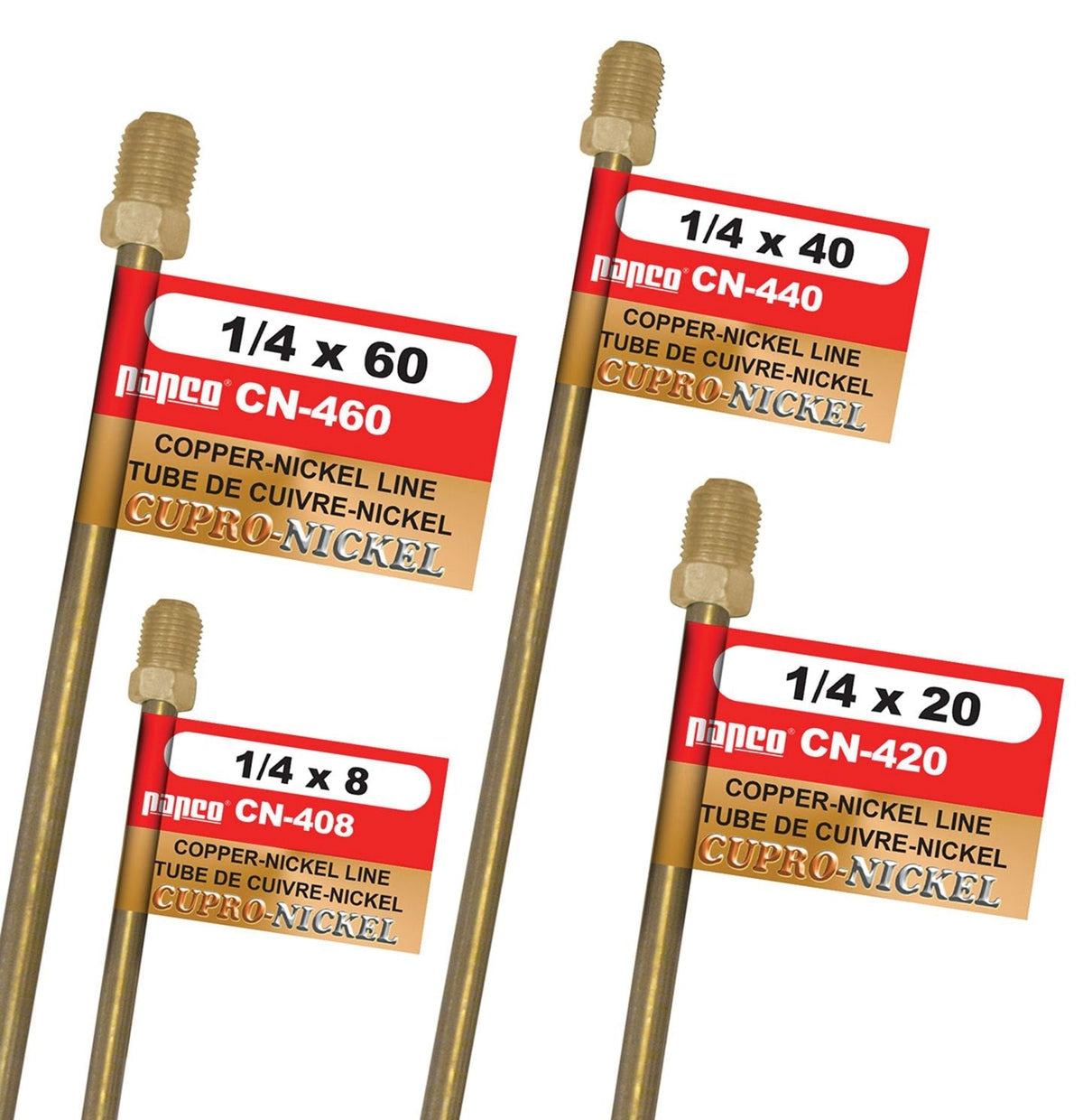 CN420 Copper Nickel Brake Line, Standard, 20 x 1/4-in Please make sure this part fits your need