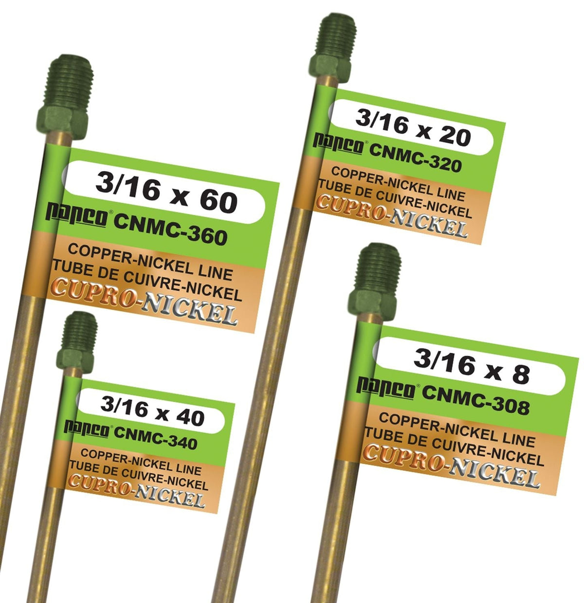 CNMC360 Nickel Brake Line, European, 60-in x 3/16-in Please make sure this part fits your need