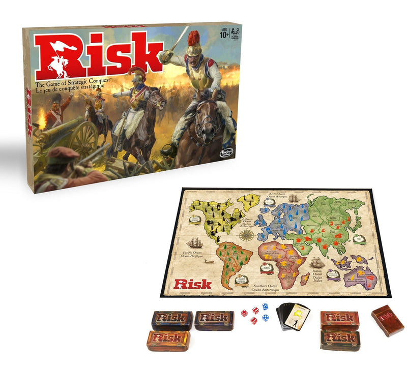 Risk Strategy Board Game, Includes 12 Secret Missions, Ages 10+ D1645