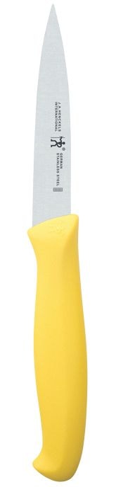 Stainless Steel Paring Knife, Dishwasher Safe, 3.5-in, Assorted Colours H1259
