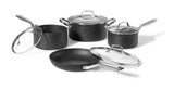 Heritage Rock Essence Cookware Set with Glass Lids, Aluminum, 8-pc