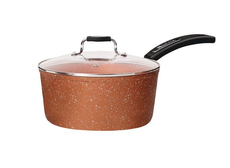 The Rock Copper Non-Stick Saucepan, Dishwasher & Oven Safe, 2-qt R9411