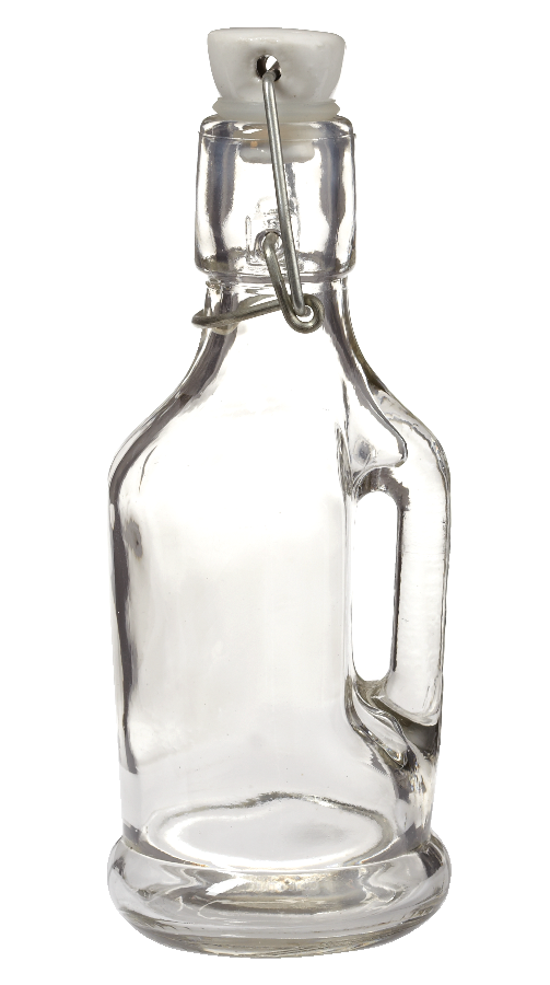 Home Made Glass Flip-Top Lid Bottle, Assorted Sizes, 1-pc V2398