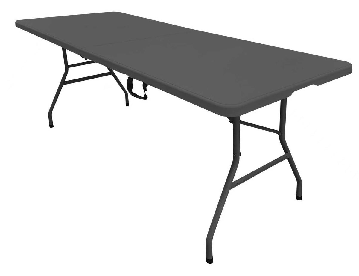 6' Folding Table, Black/Grey