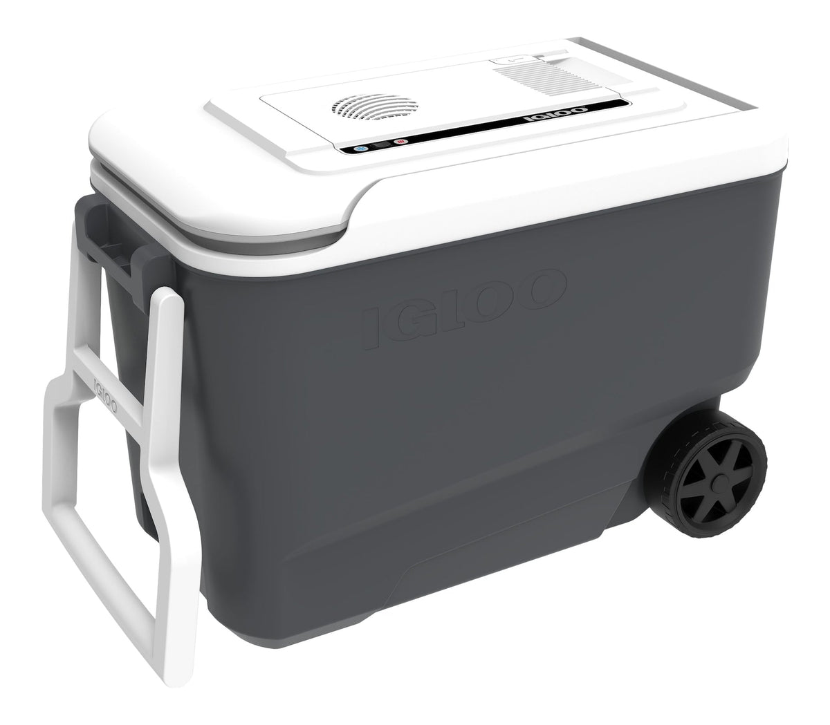 Electric Wheeled Cooler, Grey, 33-L
