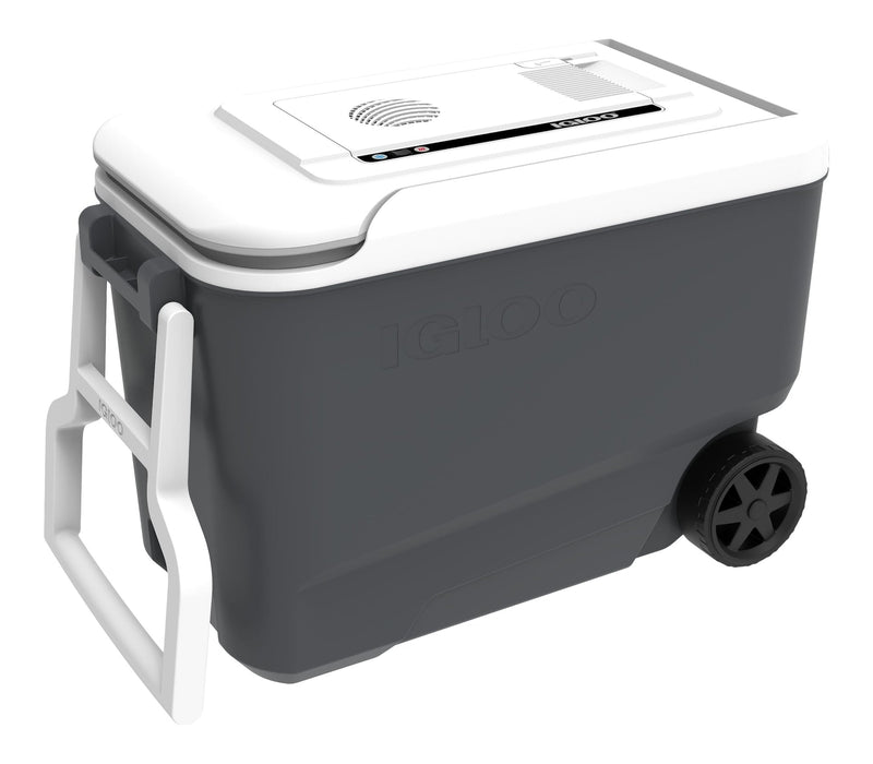 Electric Wheeled Cooler, Grey, 33-L X4606