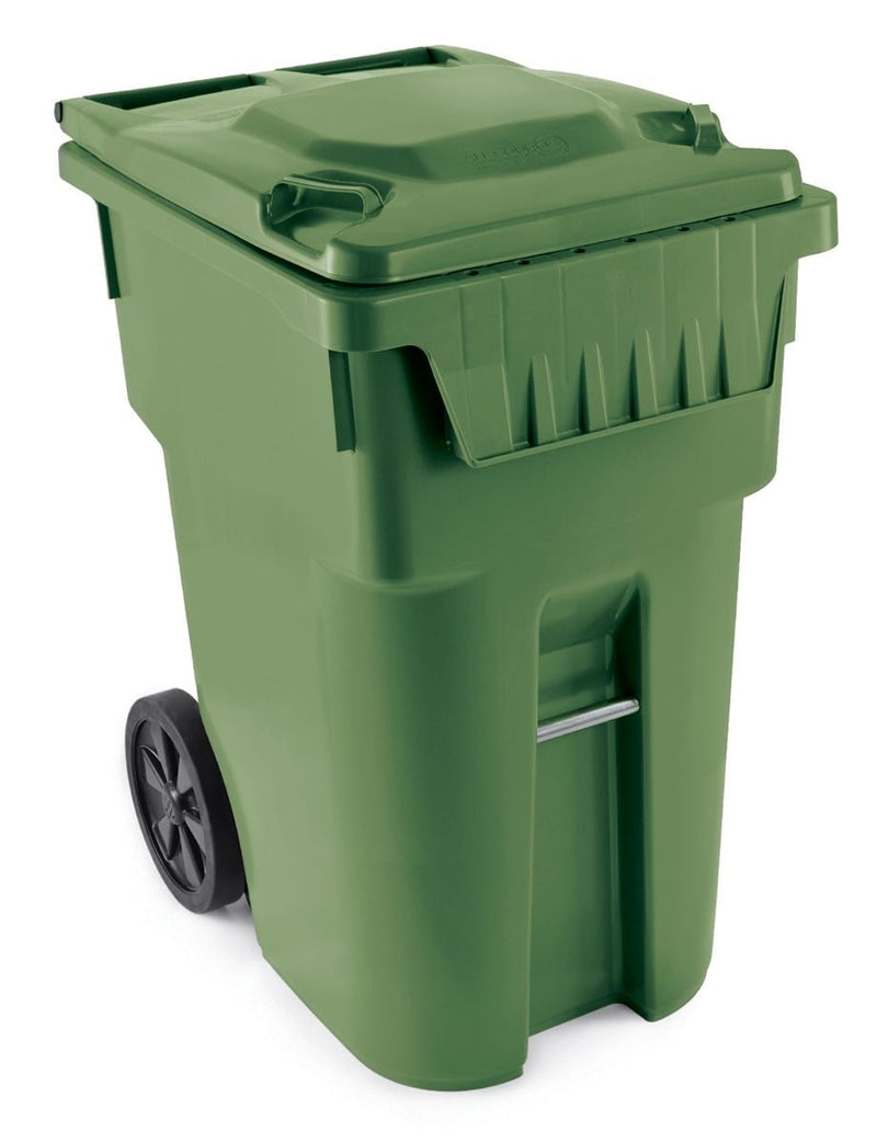 Mastercart Plastic Rectangular Wheeled Compost Bin/Recycling Bin, Assorted Colours, 360-L H6018