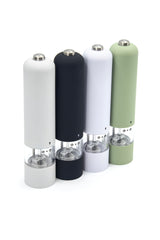 Electric Salt or Pepper Grinder Mill, Adjustable Nozzle, Assorted Colours