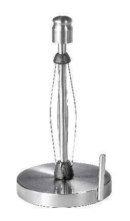 Perfect Tear Stainless Steel Upright Paper Towel Holder with Weighted Base, 13-in H