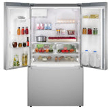 33 in. 18 cu ft. Stainless Steel Counter Depth French Door Refrigerator with Frost Free Design