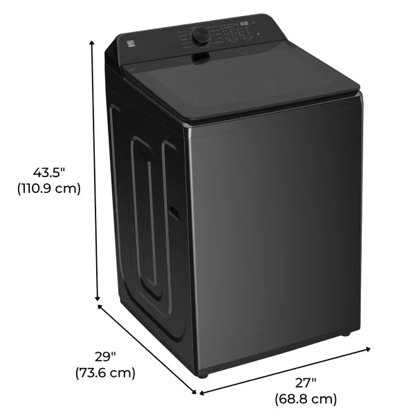 4.7 cu ft Top Loading Washing Machine with Agitator