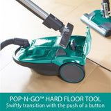 Pet Friendly Pop-N-Go HEPA Multi-Surface Bagged Corded Canister Vacuum, 14-in, 12A