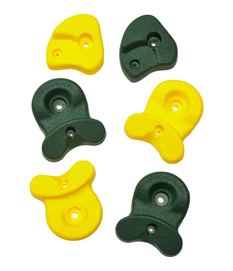 Outdoor Swingset Accessory Climbing Holds/Grips/Rocks, 6-pk, Ages 3-10 V4997