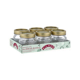Regular Mouth Glass Mason Jars with Sealing Lids, 250 mL, 6 Count