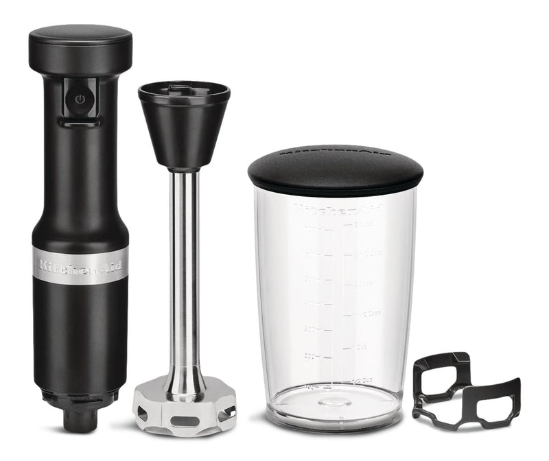 KHBV53BM Variable Speed Corded Hand Blender with Blending Jar, Black Matte G783