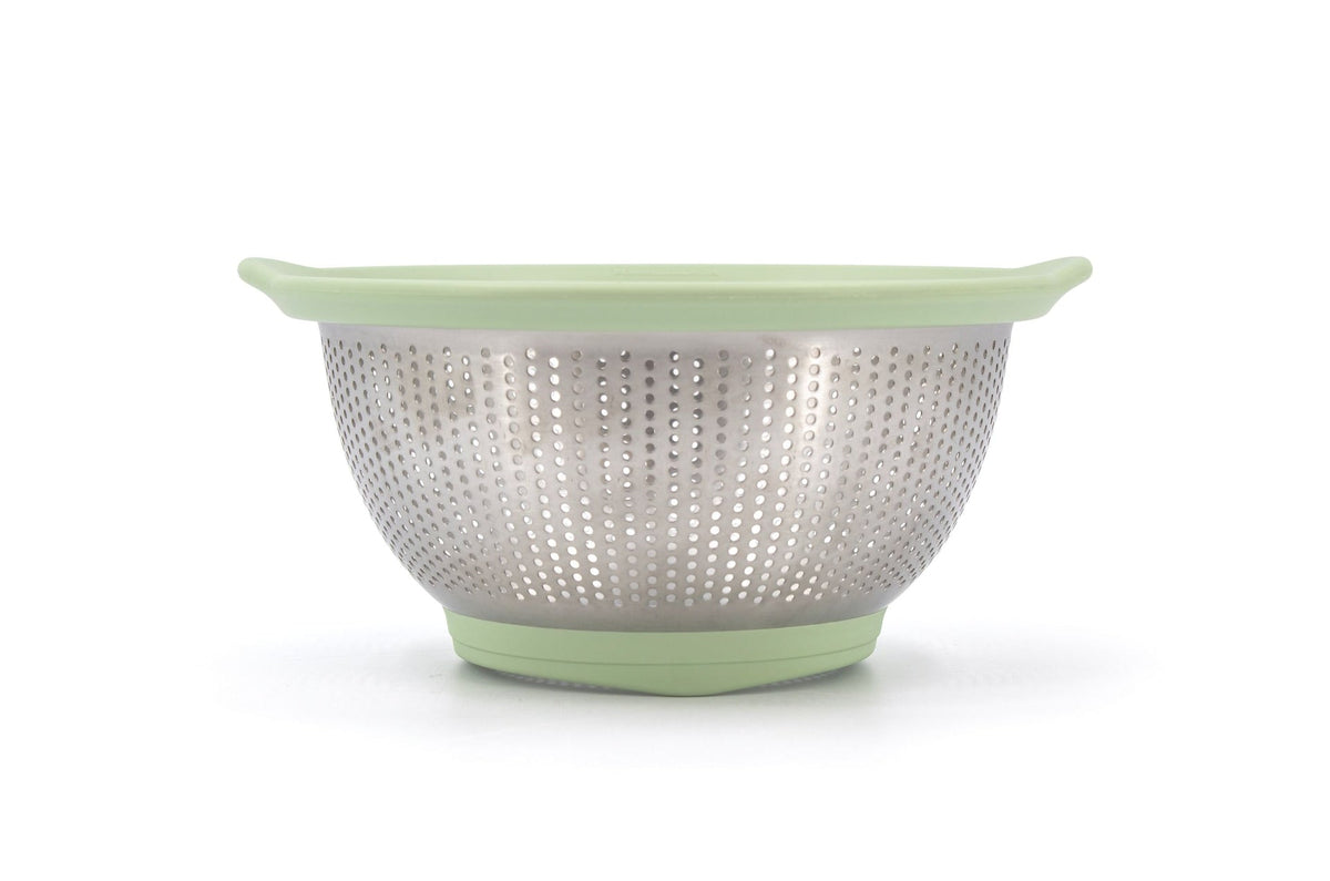 Stainless Steel Colander, Pistachio 2.8-L