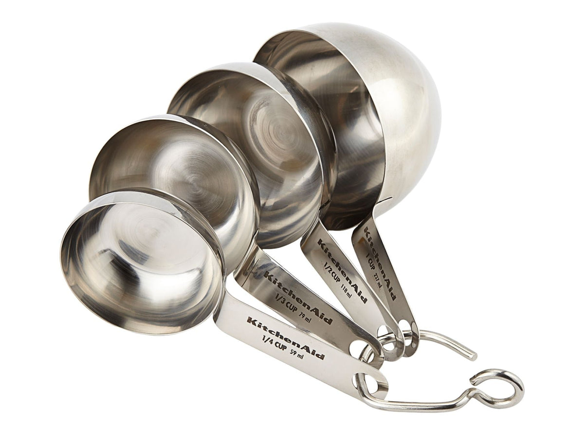Stainless Steel Measuring Cups, 4-pc