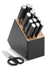 Triple Rivet Knife Block Set, Black, 15-pc