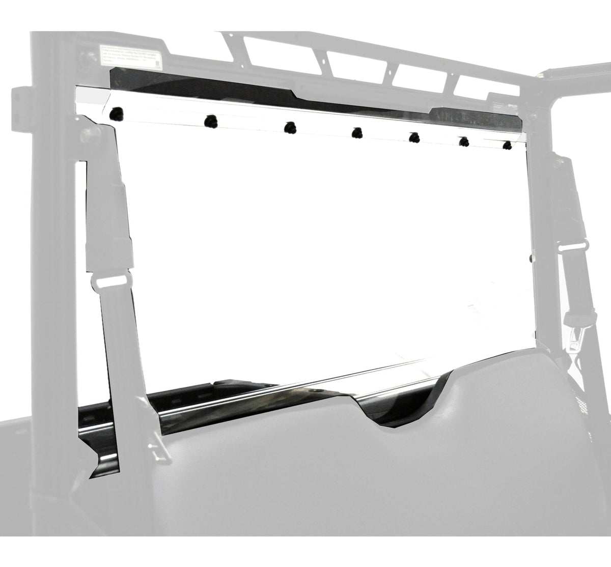 UTV Windshield Rear Panel for Ranger ETX/EV/500/570/570 CREW