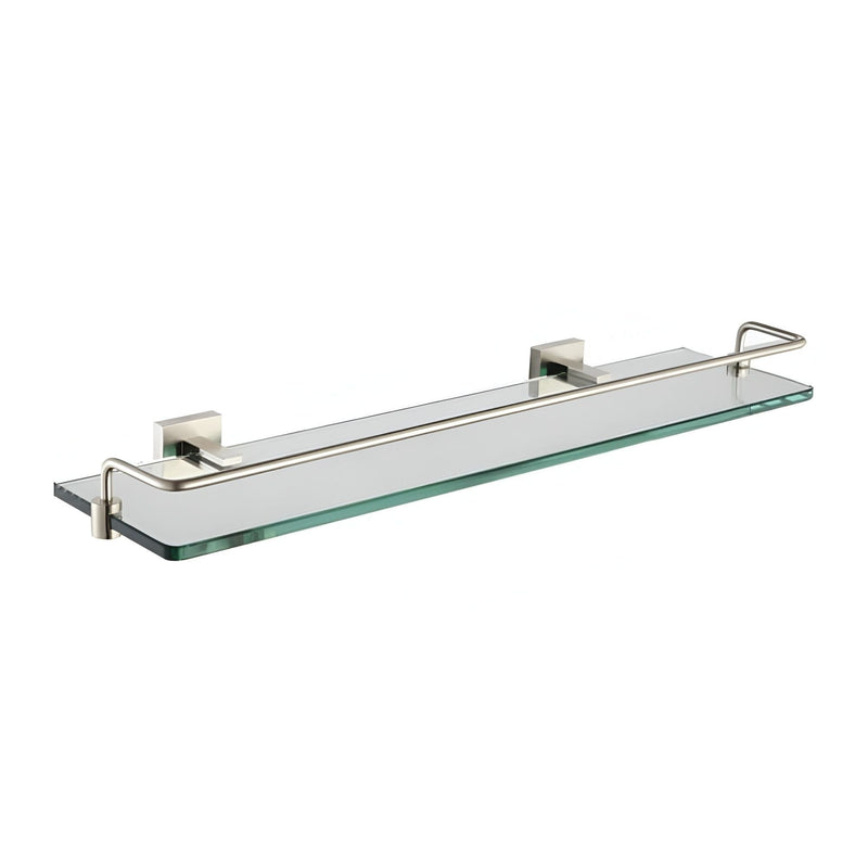 Bathroom Accessories Rust-Resistant Shelf with Railing V3741