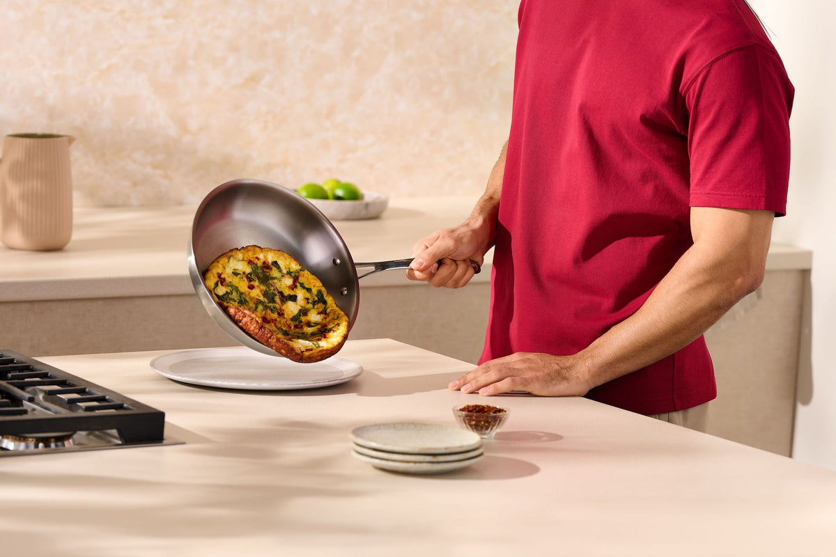 3-Ply Clad Commercial Frypan, 26-cm