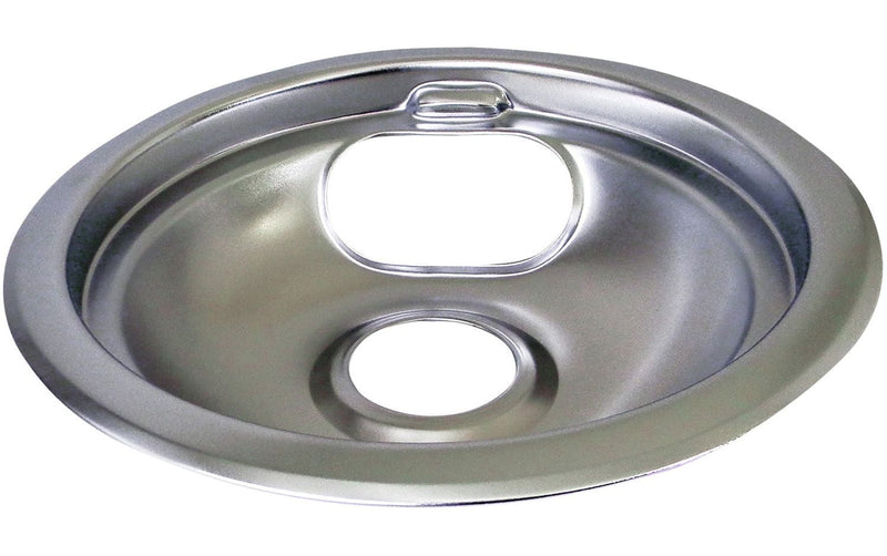 Chrome Drip Pan Shallow Draw, 6-in C8124