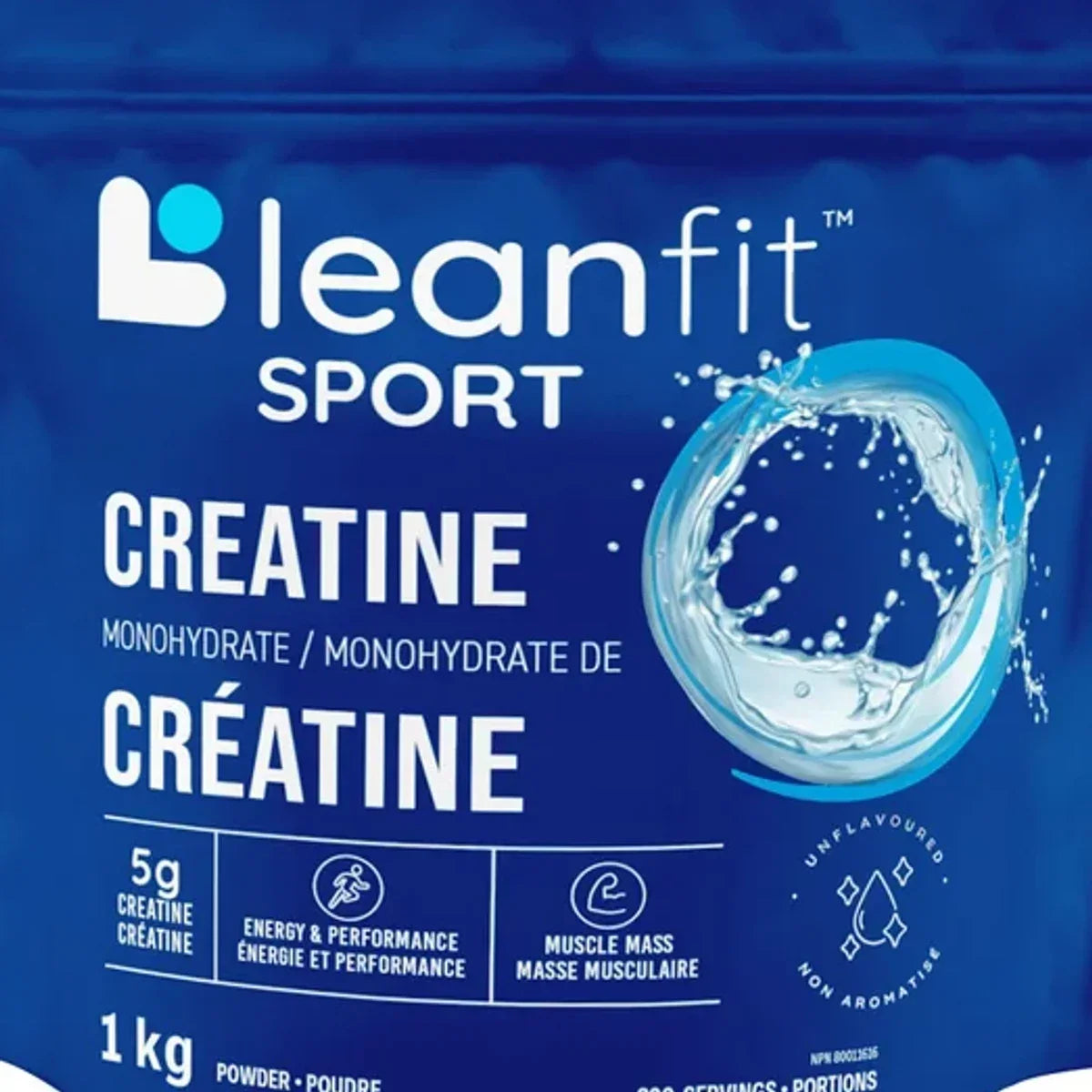 Leanfit Sport Creatine Monohydrate, 1kg