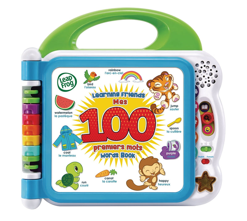 Learning Friends 100 Words Book Play Toy For Toddlers, Bilingual, Ages 18m+ I9535