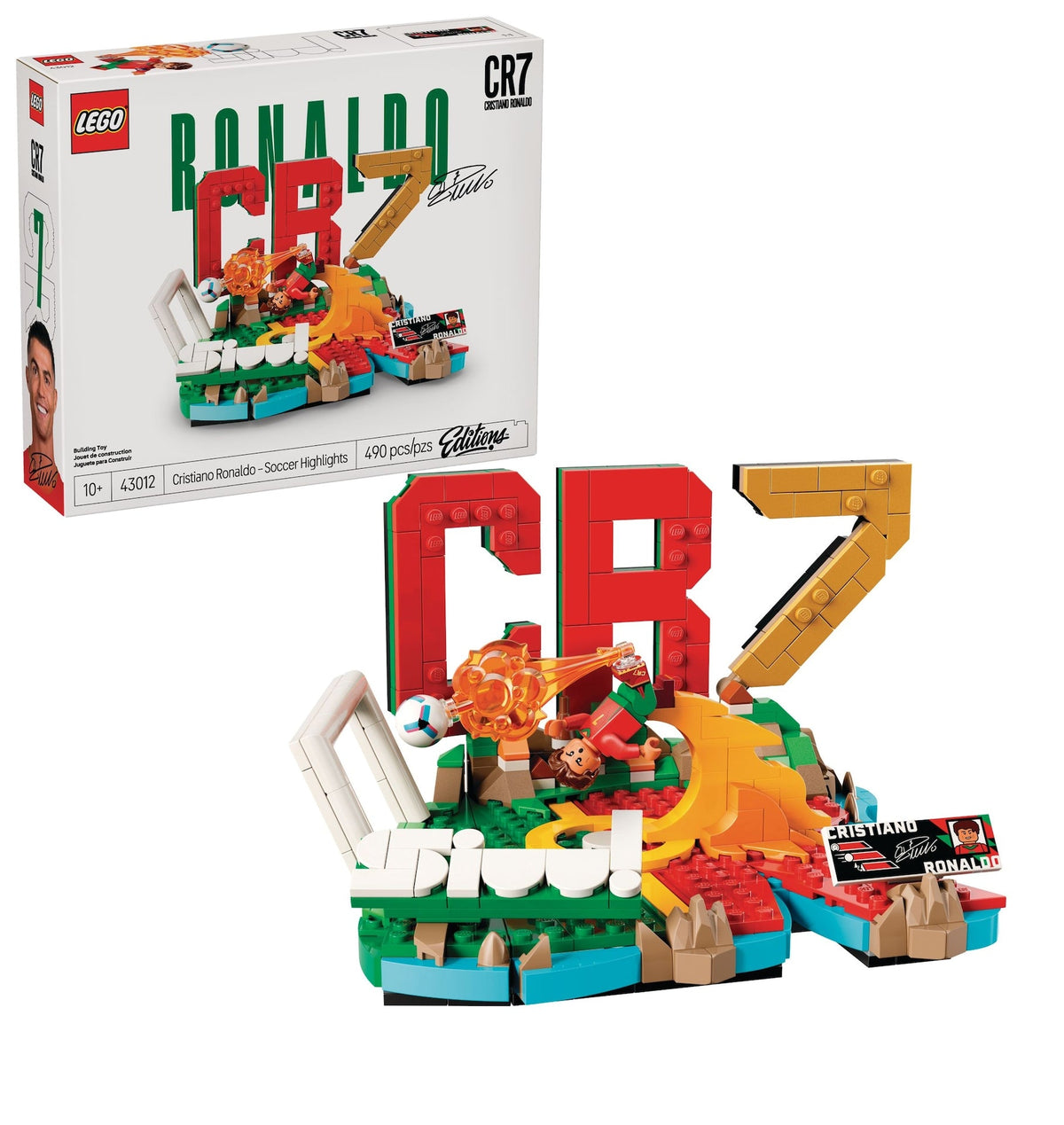 Editions Cristiano Ronaldo, Soccer Highlights - 43012, 490-pcs, Ages 10+
