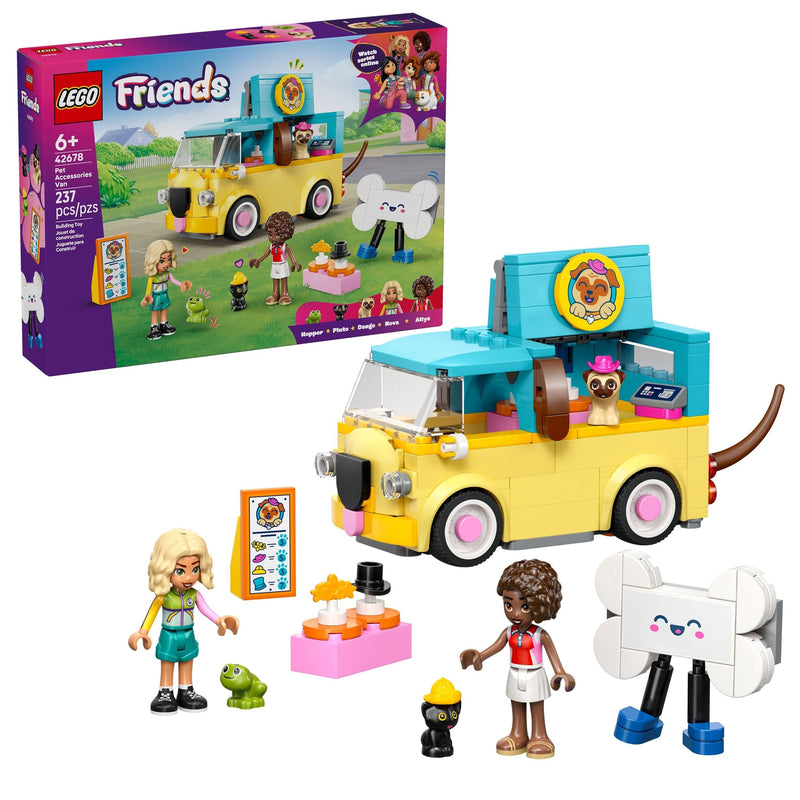 Friends Pet Accessories Van - 42678, 237-pcs, Ages 6+ D6985
