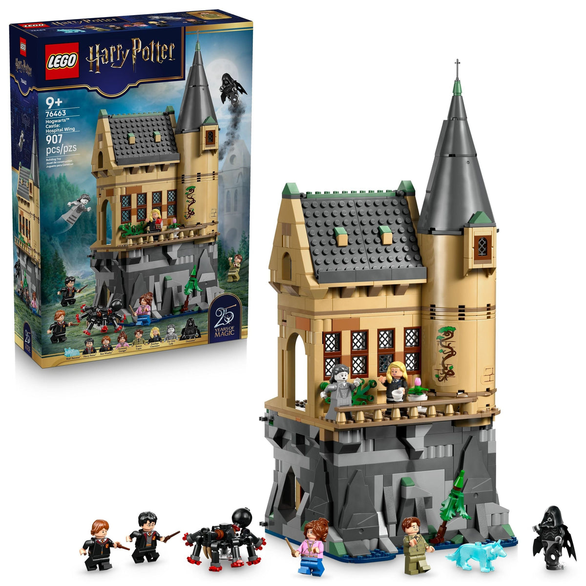 Hogwarts Castle: Hospital Wing Toy Building Set - 76463, 907-pcs, Ages 9+