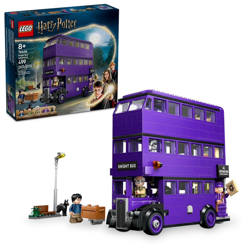 Knight Bus Adventure Building Set - 76446, 499-pcs, Ages 8+ C6979